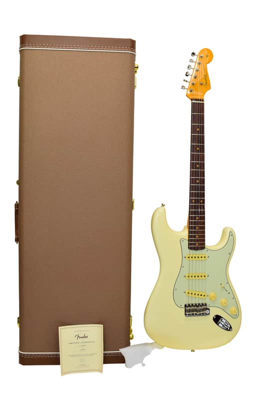 2023 Fender American Vintage II 1961 Stratocaster Electric Guitar, Rosewood Fingerboard, Olympic White w/ Case image 1