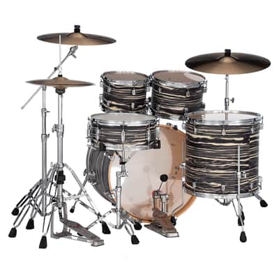Pearl Decade Maple Artisan 5-Pc. Shell Pack w/22" Kick - Black Satin Marble image 3