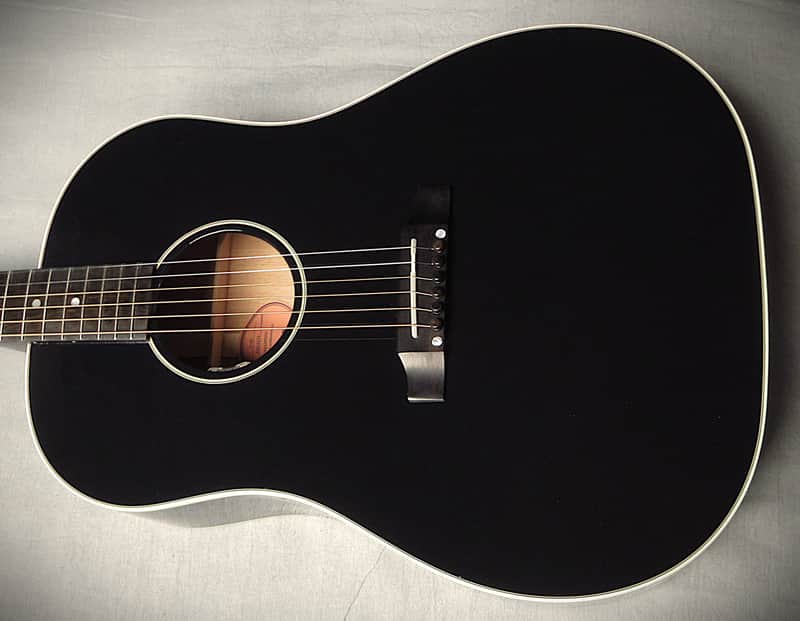 Gibson Dealer Select J-45 - Ebony Gloss, Ebony FB, Bridge and Pins image 1