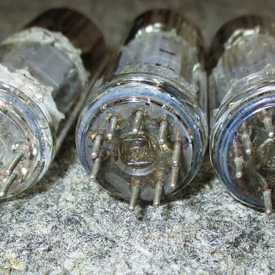 3 6BM8 /ECL82 Telefunken RCA GE tubes 1960s tested used image 4