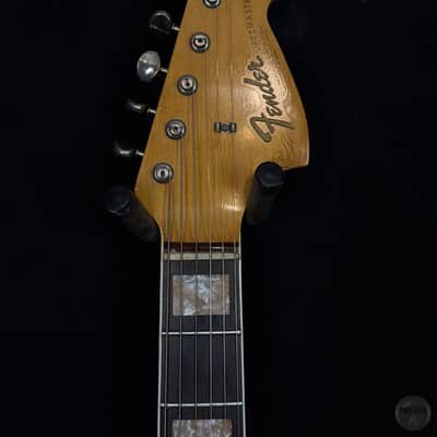 Fender Jazzmaster from 1966 in sunburst finish with original case image 6