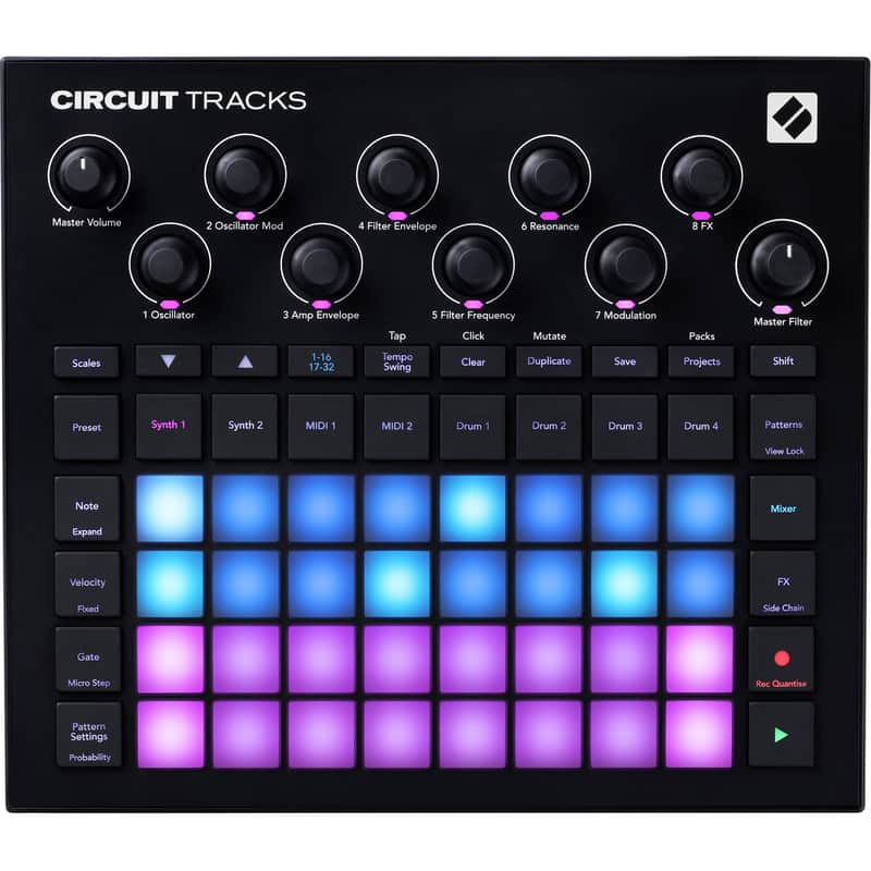 Novation Circuit Tracks - Standalone Groovebox with Synths, Drums and Sequencer Bild 1