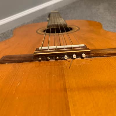 Vintage Zen-On Zenon classical Guitar Model 900 Japan & Case image 10