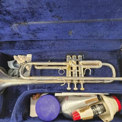 E-Benge Resno-Tempered Bell 3 Los Angeles Trumpet Silver Plated image 1