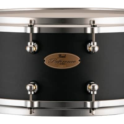 Pearl Reference One 14x5" Hybrid Maple/Birch Matte Black Mist Premium Lacquer Snare Drum Mastercast Die-cast Hoops Single Swivel Lugs Glide-lock Strainer | WorldShip | Authorized Dealer image 1