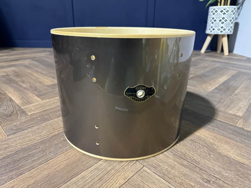 TAMA Superstar Tom Drum Shell 13”x10” Bare Wood Project #MV61 image 1