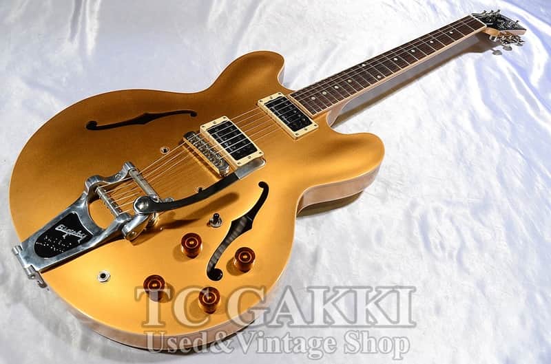 Gibson Memphis 2013 ES 335 Dot Plain Reissue All Gold Modify