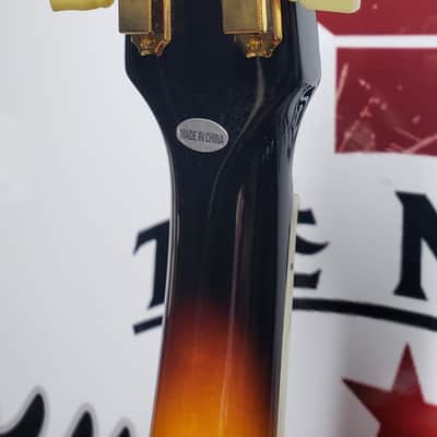 Burny RFA 75 Sunburst Shortscale Jazz Electric Guitar image 6