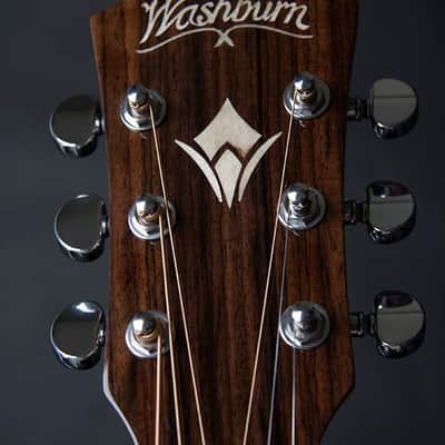 Washburn WCG20SCE Comfort Series Cutaway Grand Auditorium with Electronics 2022 - Natural image 7