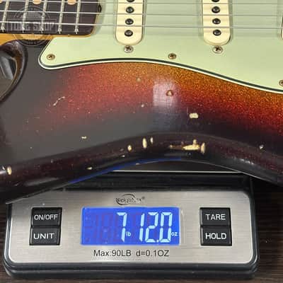 Fender Custom Shop 1963 Stratocaster Relic 3 Tone Sunburst Sparkle w/case TSLTD5OF10 image 11