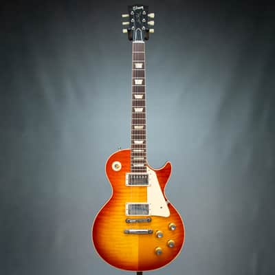 Gibson Custom 1960 Les Paul Reissue VOS w/Case - Tangerine Burst - Preowned image 3