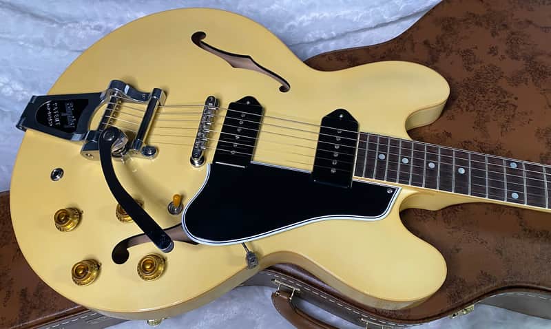 NEW! Gibson Custom 1959 ES-330 Reissue Bigsby - Antique White VOS - 6.8lbs - Authorized Dealer - G07552 image 1