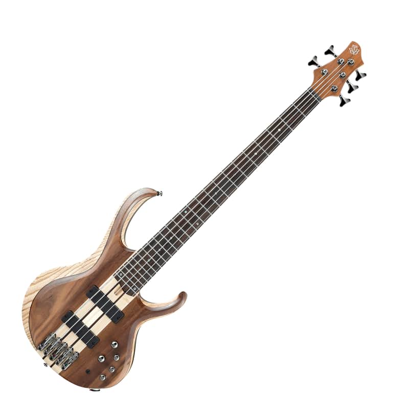 Ibanez BTB745 Standard 5-String Electric Bass. Natural Low Gloss image 1