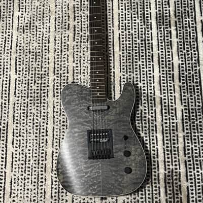 Michael Kelly Hybrid Tele Style Electric Guitar - Quilted Maple Charcoal image 1