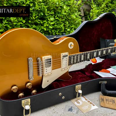 ♚CLEAN♚2009 Gibson CUSTOM SHOP R7 ♚ 1957 Les Paul GOLDTOP ♚ Very Dark Board !♚ VOS ♚57 image 21
