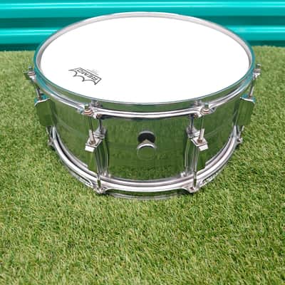 ⚡TAMA Swingstar 14"X6.5" Chrome Steel Snare Drum Made in Japan*NEW HEADS* image 4