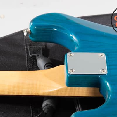 2018 Fender Japan Michiya Haruhata Stratocaster Caribbean Blue MIJ – Excellent image 10