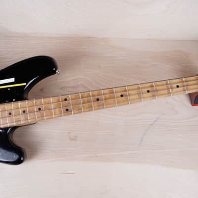 Yamaha Super Bass SB-500 1970s Black Converted to Fretless Made in Japan MIJ w/ Bag image 7
