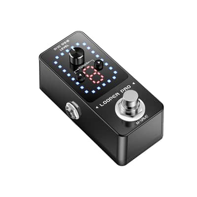 Looper Pro Tuner Effact Pedal Record 9 Loops LED Display image 3