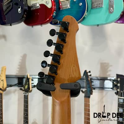 Balaguer Select Series Diablo Retro 27 HT Electric Guitar w/ Bag-Gloss Solid Cerulean Blue image 15