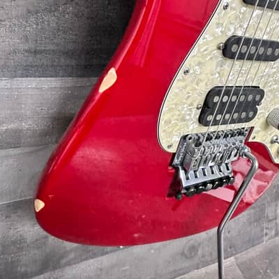 1997 Tom Anderson Classic Red Solid Body Electric Guitar, Serial #11-9-97N image 2