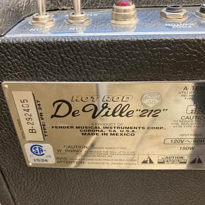 Fender Hot Rod DeVille 212 - Black image 2