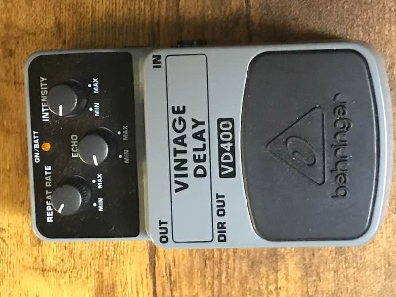 Behringer VD400 Vintage Analog Delay Pedal 2010s - Gray image 1