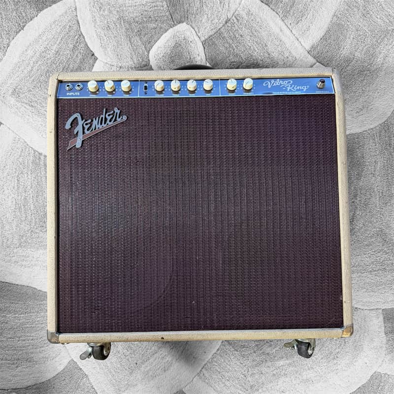 Fender Vibro-King Upgraded 60-Watt 3x10" Guitar Combo 1997 - Blonde image 1
