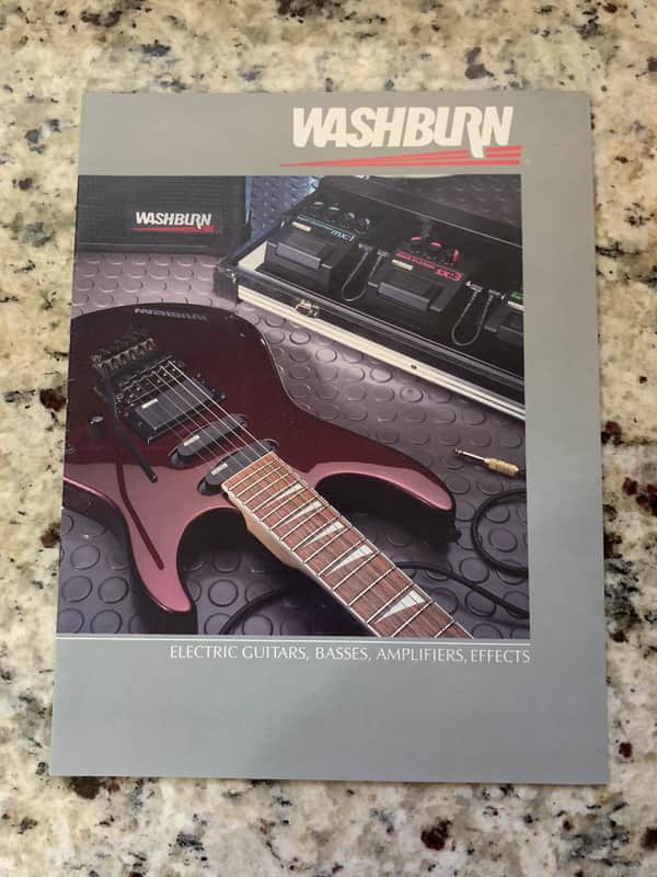 Washburn Catalog RR40 AF40 etc 1987 image 1