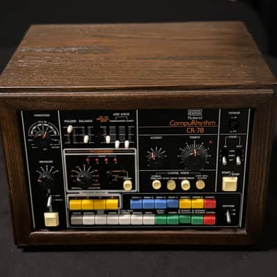Roland CR-78 CompuRhythm 1970s - CUSTOM ENCLOSURE - Serviced