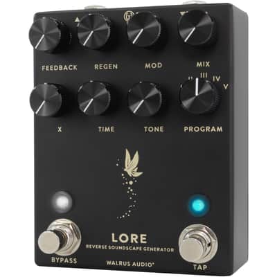 Walrus Audio Lore Reverse Soundscape Generator Delay Reverb Pedal, Black image 2