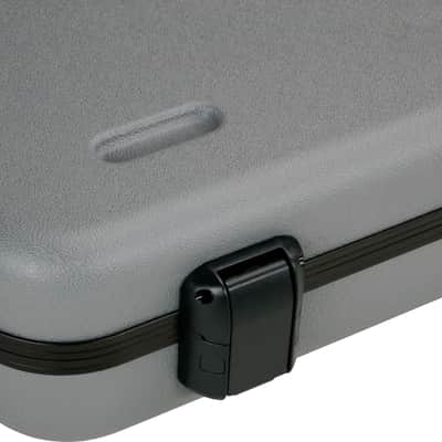 Fender Deluxe Molded Strat/Tele Case, Silver/Blue image 4