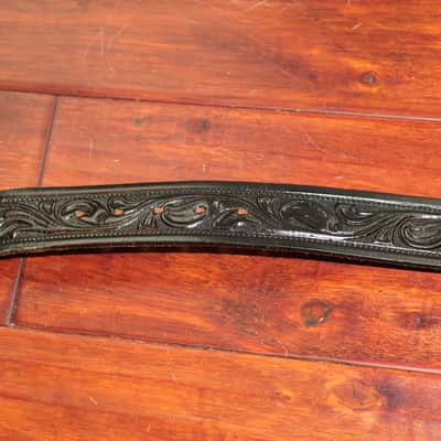 Awesome Tooled Leather Guitar Strap made by "Looper" image 2