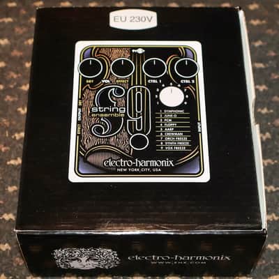 Electro-Harmonix String9 String Ensemble 2022 - Present - White / Brown Graphic image 2