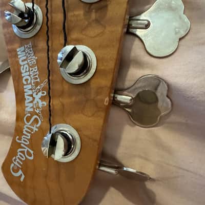 Ernie Ball Music Man 30th Anniversary StingRay 5 H 2017 - Transparent Buttercream image 10