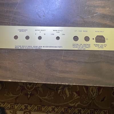 Mojotone Jcm800 Rear Panel image 2