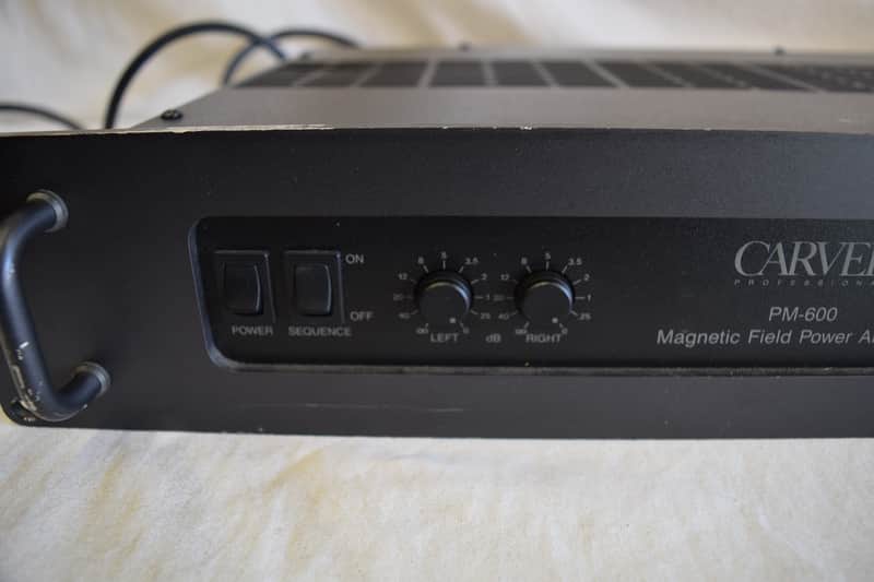 CARVER PM-600 PAパワーアンプ 業務用パワーアンプ カーバー CARVER PM
