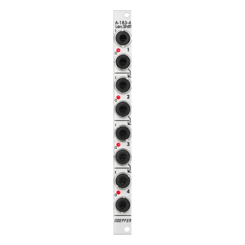 Doepfer A-183-4 Quad Level Shifter Eurorack Module image 1