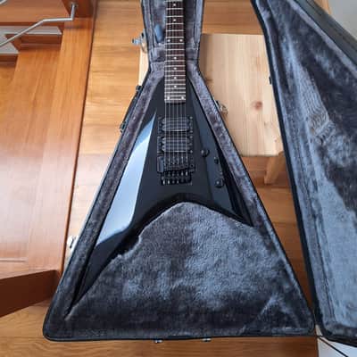 2008 Kramer Vanguard Flying V FR-440S Black w/OHSC image 11
