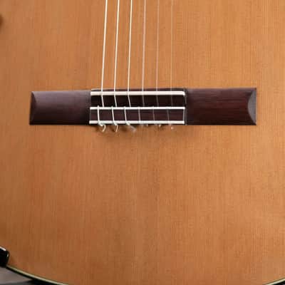 Jose Marques Doubletop Classical Acoustic Guitar - Exotic Ebony, Cedar Top with Hardshell Case image 12
