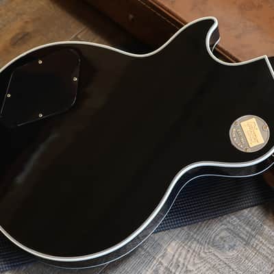 2016 Gibson Custom Shop Les Paul Custom Electric Guitar Black Ebony + COA OHSC image 13