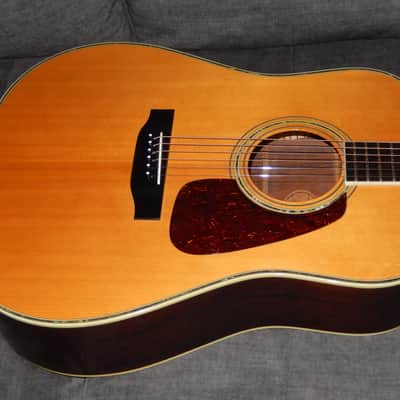 MADE IN 1978 MORRIS TF60 - ABSOLUTELY TERRIFIC MARTIN D45 STYLE ACOUSTIC GUITAR image 3