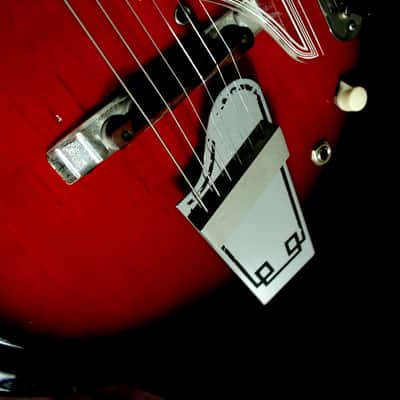 National Westwood 75 1964 Red Burst. "MAP GUITAR" by VALCO. Rare. Beautiful. image 8