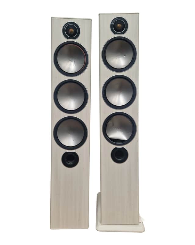 Monitor Audio Silver Floor Standing - Hi-Fi Speakers - Spares or Repair image 1