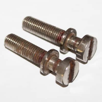 Vintage 1950's Gibson Nickel Tailpiece Long Studs 1 and 1/2" 1957 1958 1959 1960 1961 ES Les Paul image 2