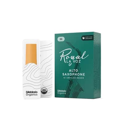 D'Addario Royal La Voz Organic Alto Saxophone Reeds | Soft | 10-Pack image 2