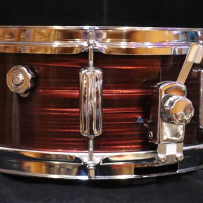 "Zim-Gar" MIJ Wine Red Pearl 8-Lug Snare image 3