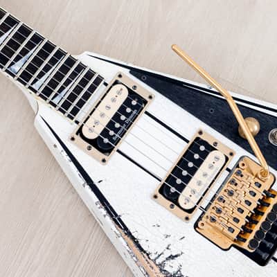 2025 Jackson USA Custom Shop Special Edition Randy Rhoads RR-2H FR Snow White Heavy Relic, Mint w/ Case, Tags image 7