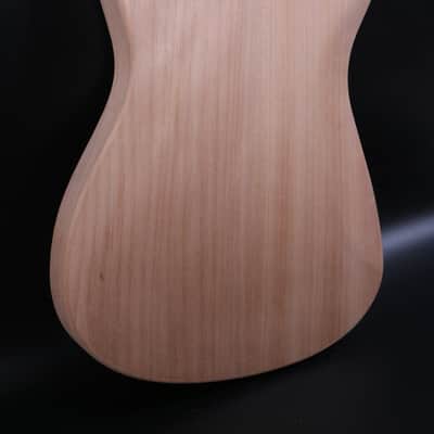 Unfinished Mahogany Electric Guitar Body – SSS Pickup Routing – Right Handed image 2