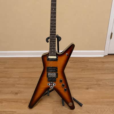 Dean Dimebag Darrell Far Beyond Driven Tribute ML Tobacco / Brazilia Burst w/ Hardshell Case image 1